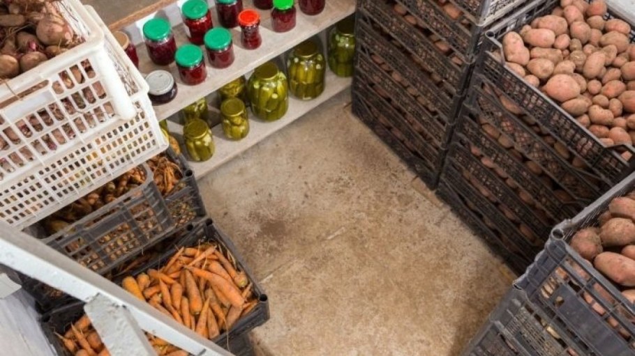 Овощехранилище в доме