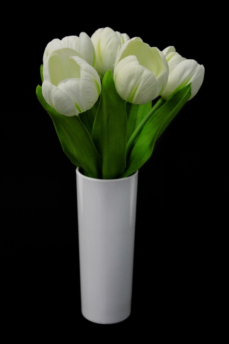 Ваза с тюльпанами светильник