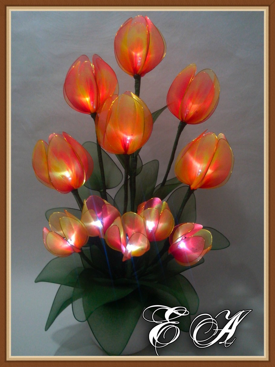 Плафон тюльпан е14