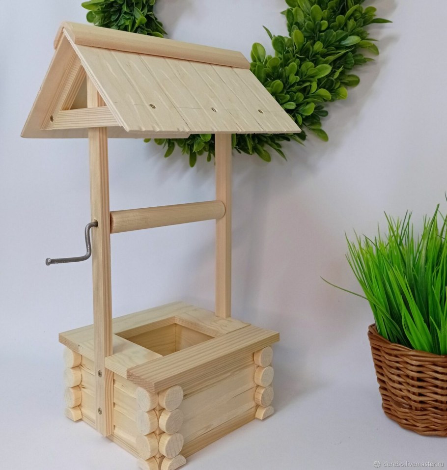 Садовый декор из дерева