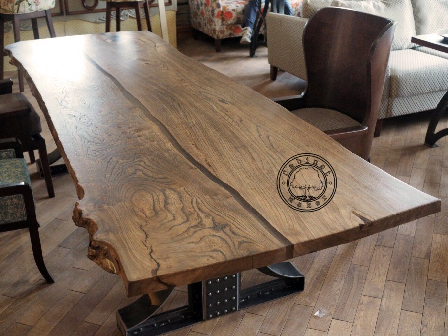 Стол слэб карагач