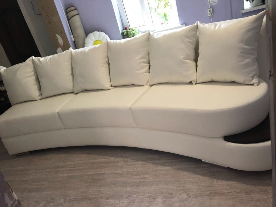 Радиусный диван трансформер