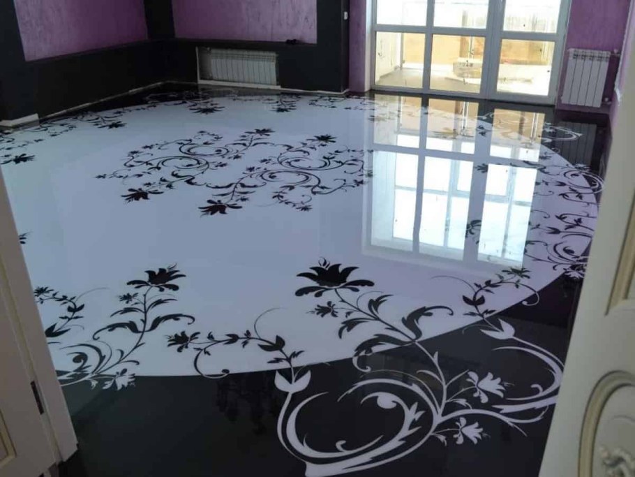 Пол наливной 3д самовыравнивающийся