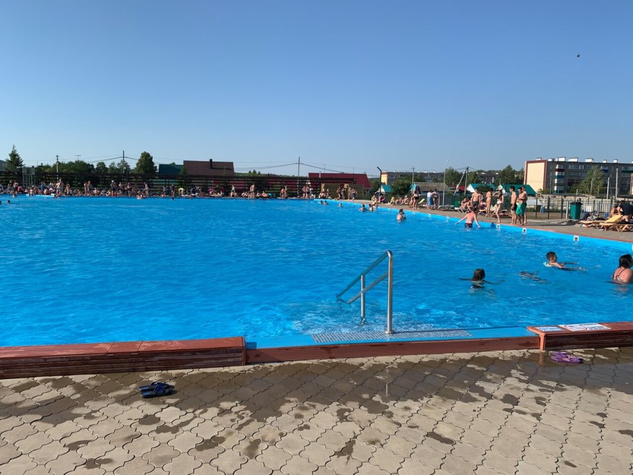Открытый бассейн в Азнакаево
