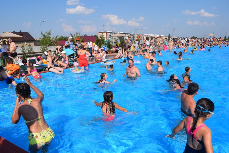 Открытый бассейн в Азнакаево