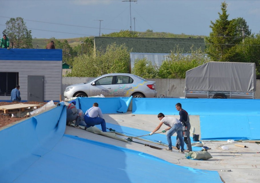 Открытый бассейн в Азнакаево