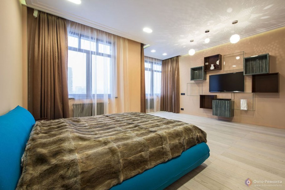 Дизайн угловой комнаты