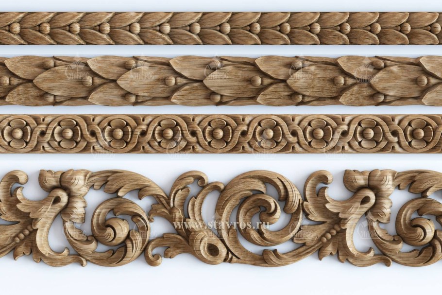 Орнаментальная резьба прорезная