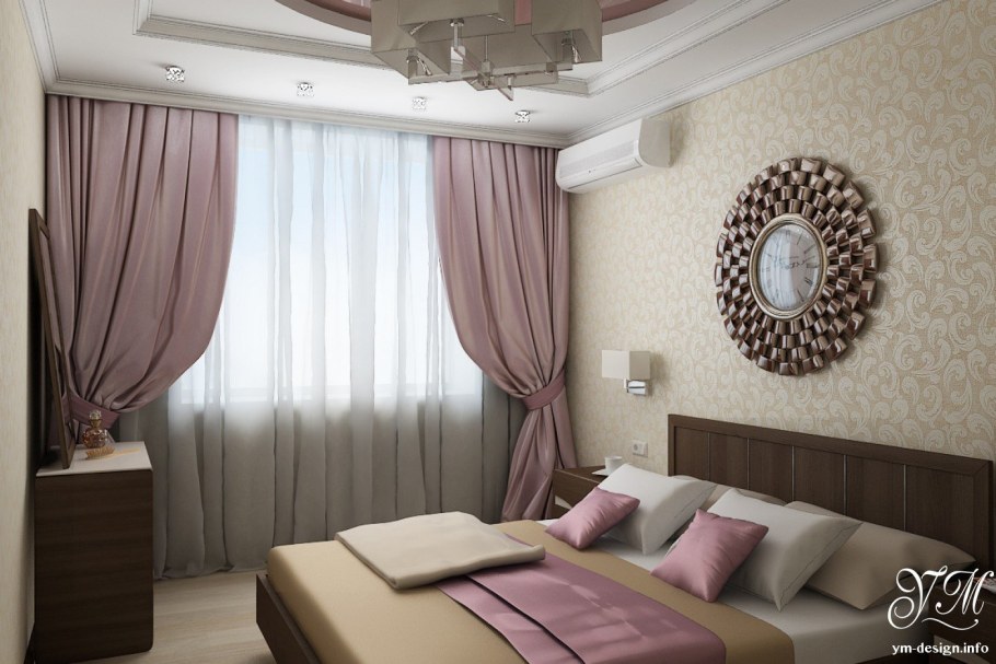 Интерьер спальни бюджетный вариант