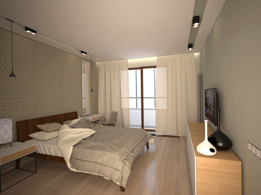 Спальня бюджетный вариант