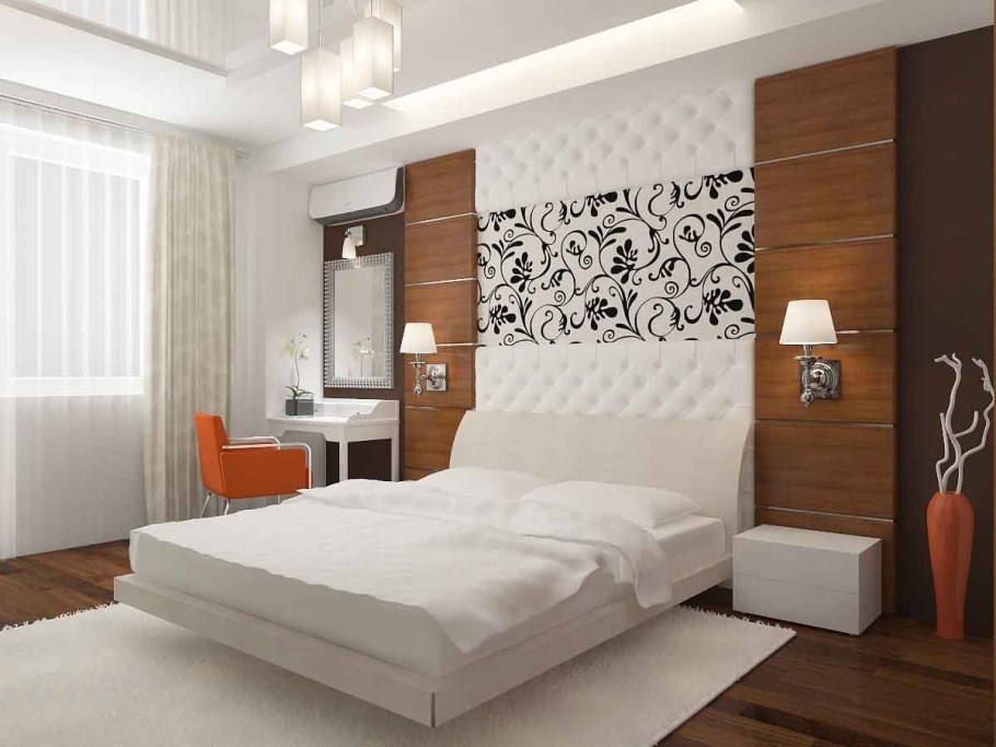 Интерьер спальни эконом