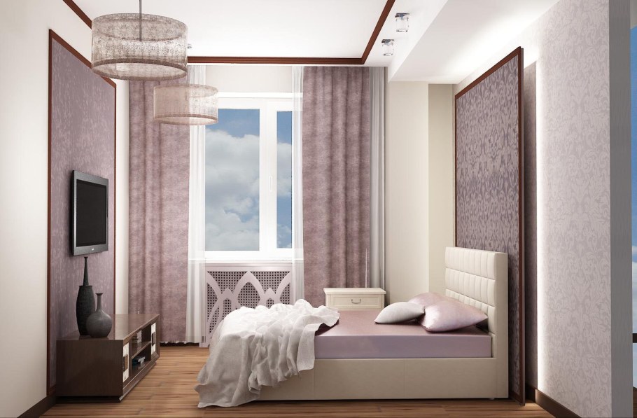 Простая спальня