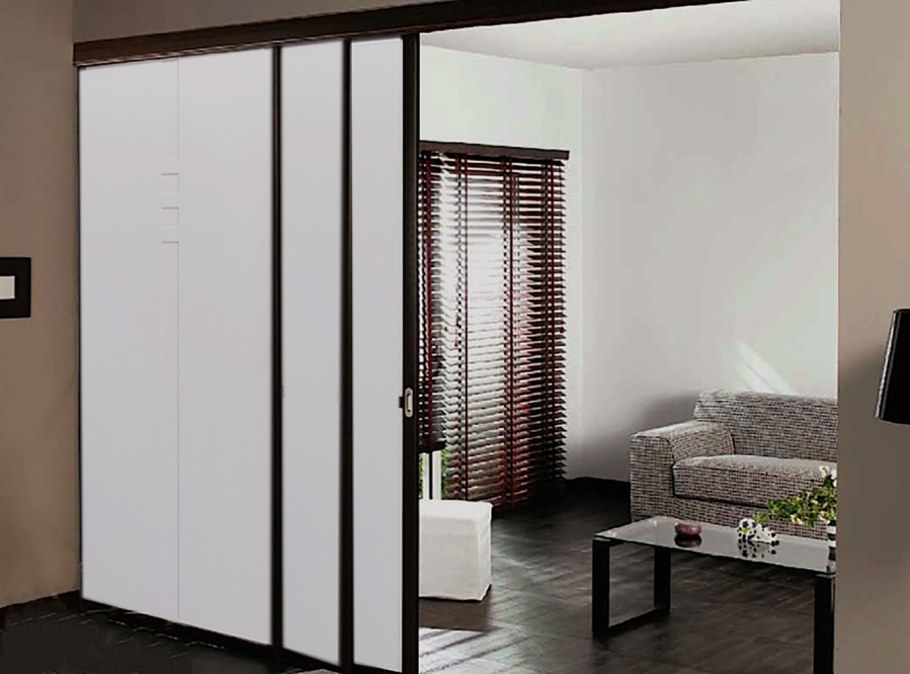 Перегородка в комнате раздвижная