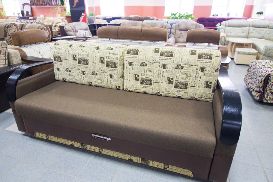 Угловой диван Аджио (п-образный с 2 оттоманками)(Valeri 013/Taft Mint)