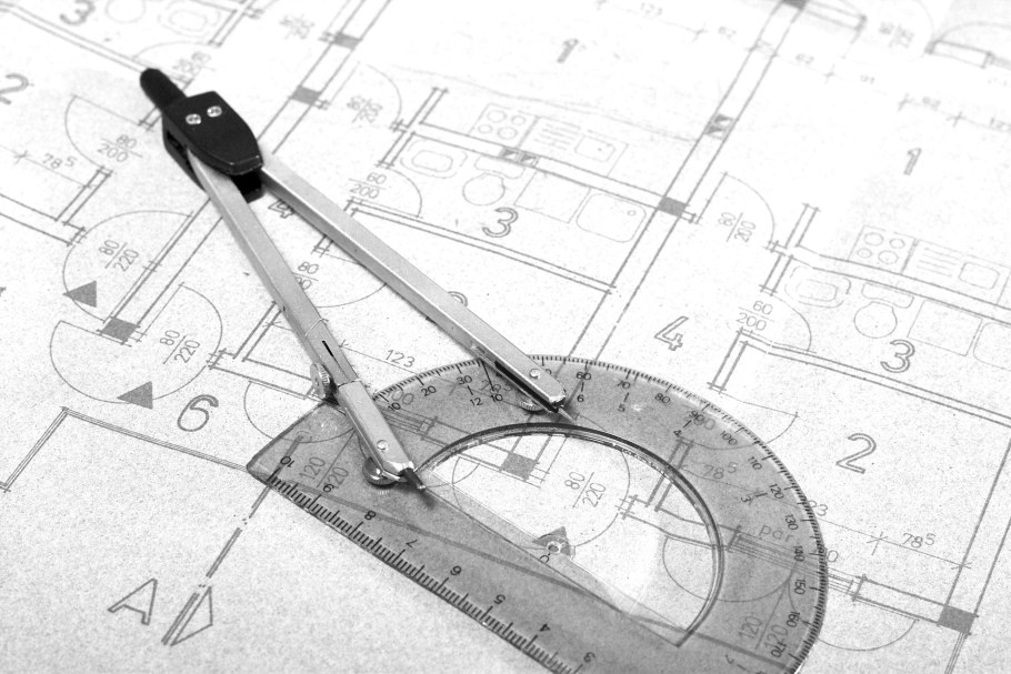 Инструменты для чертежей архитекторов
