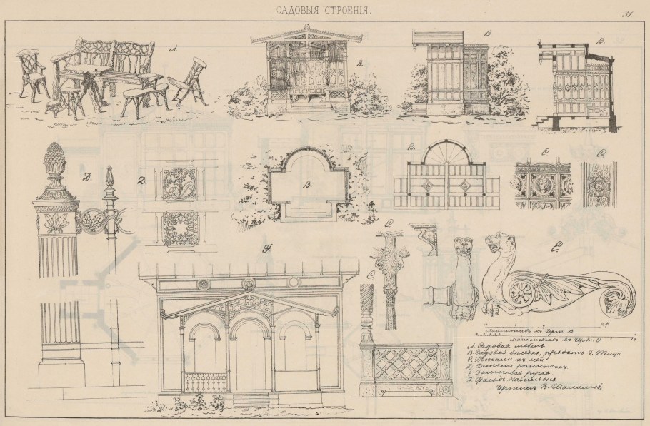 Архитектор Александр Брюллов чертежи