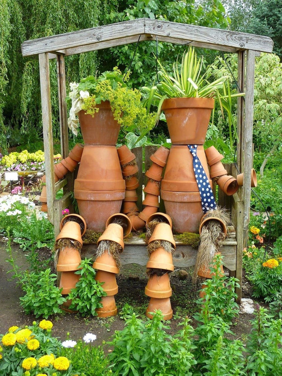 Оригинальные клумбы для цветов