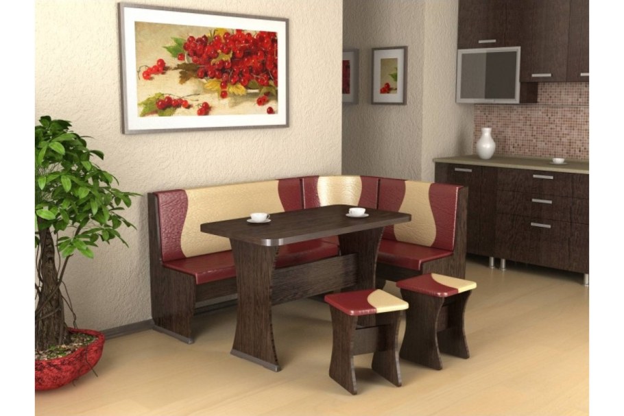 Венеция скамья угловая Бонмебель