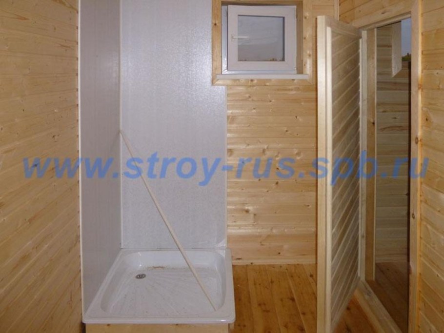 Отделка душевой на даче