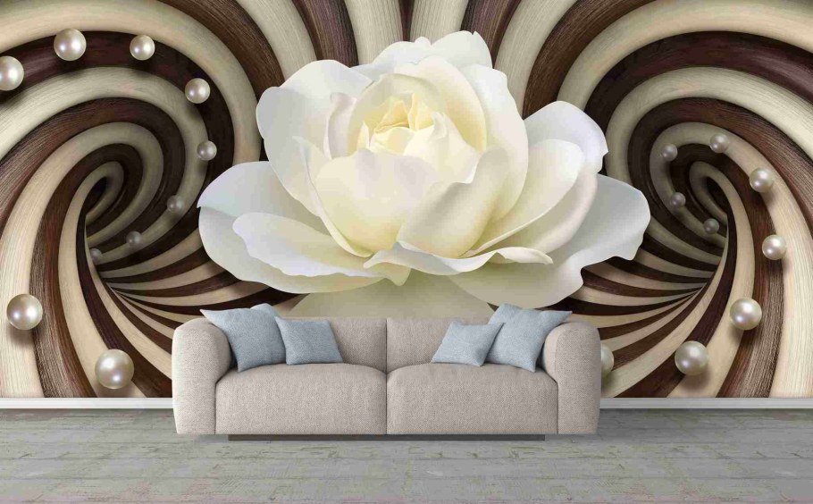 Фотообои 3д розы