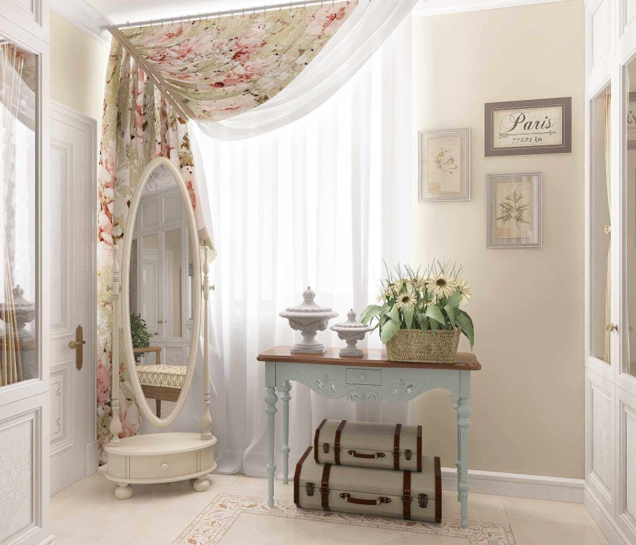 Полки на кухне в стиле Shabby Shick