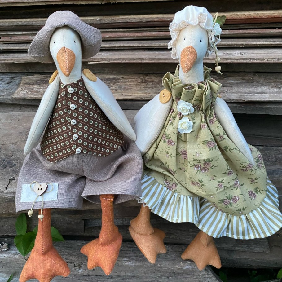 Тильда Гусь пакетница