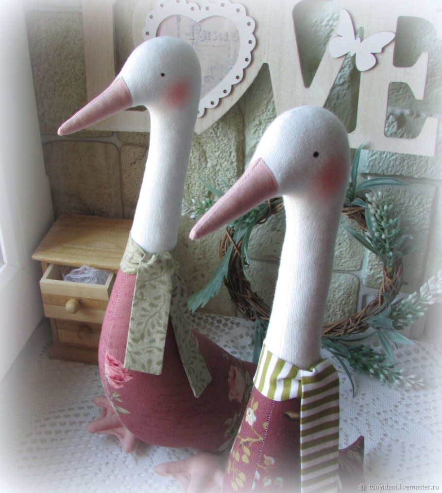 Гусь Тильда платье