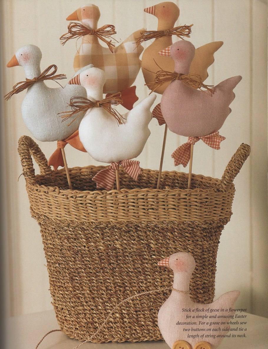 Гусь из ткани