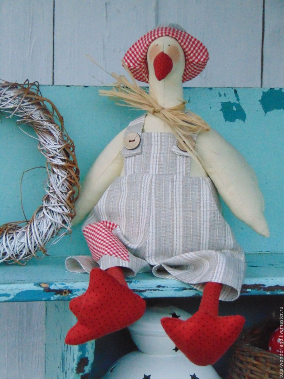 Игрушка Гусь Тильда