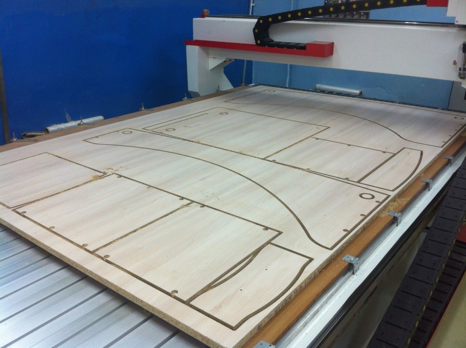 Стеллаж для ДСП листов в цех