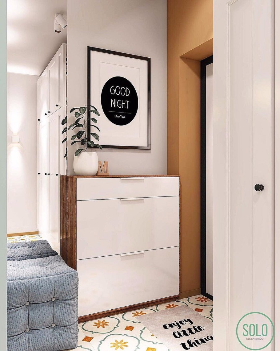 Обои в прихожую узкую классический