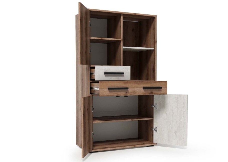 Белая прихожая Сканди