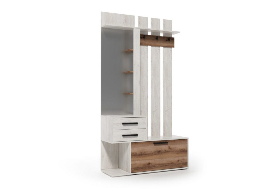 Сканди вешалка с зер 1151*2140*390 (сосна Санторини св), шт