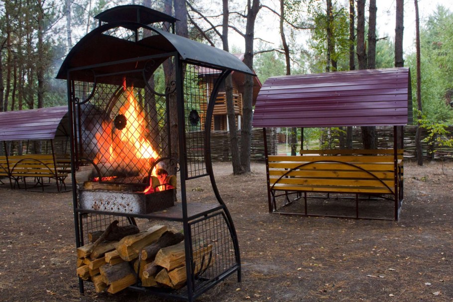 Красивые зоны барбекю