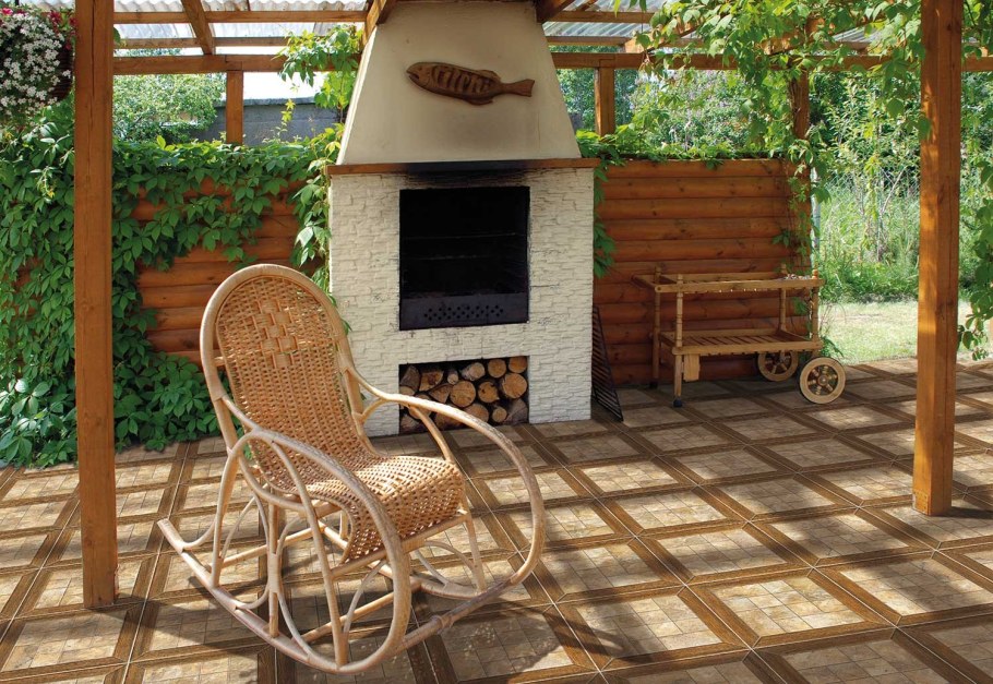 Мангальная зона на даче