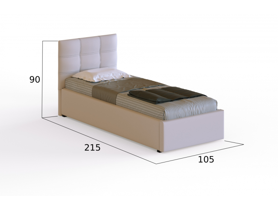 Кровать solo v1 190х90
