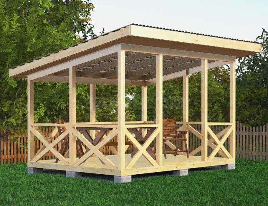 Модель беседки "Грин Вуд"