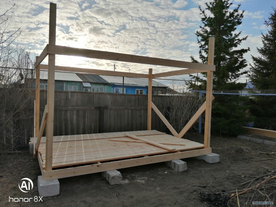 Беседка 4 на 4олноскатная