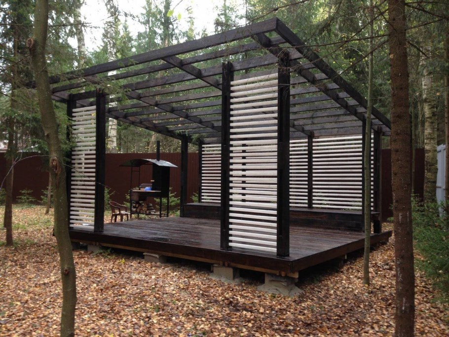 Современные беседки для дачи
