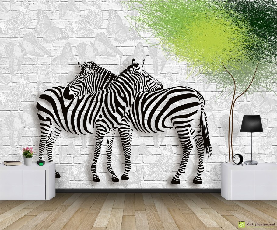 Фреска в стиле сафари