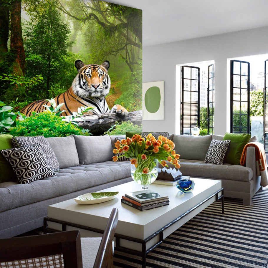 Фотообои 3д животные на стену