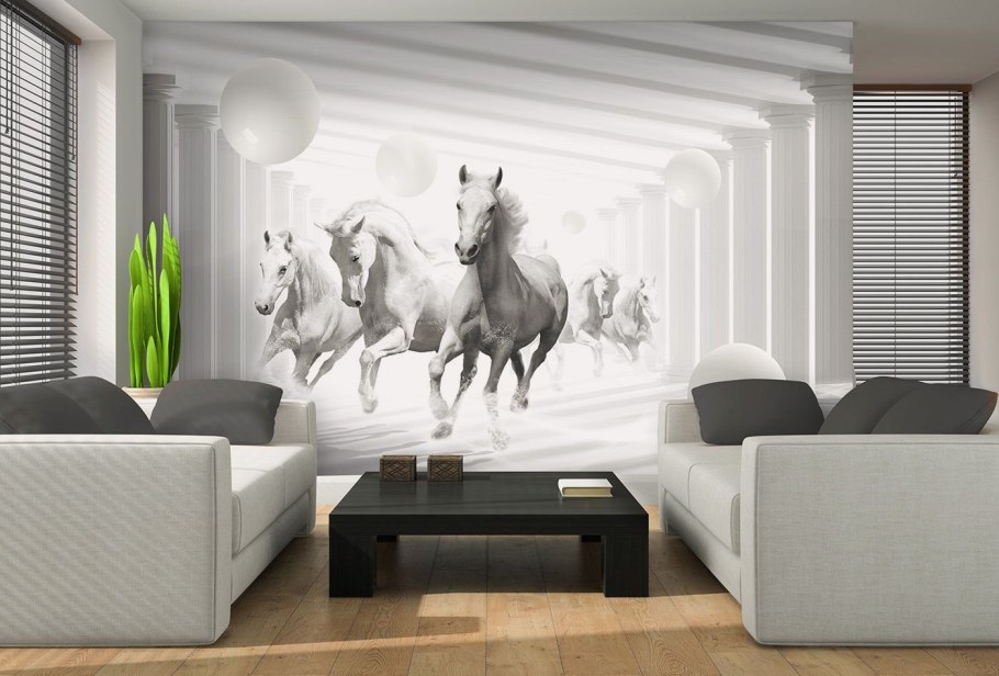 Фотообои гепард в интерьере