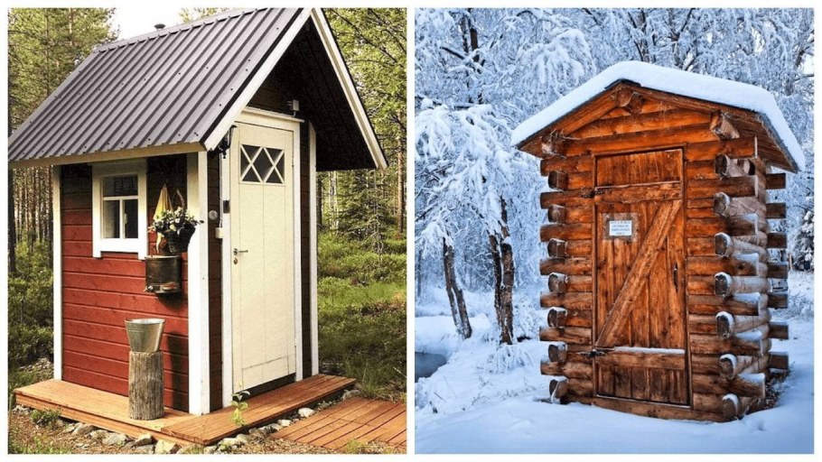 Уличный туалет для дачи