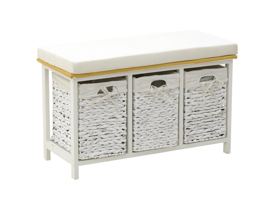 Банкетка с корзинами