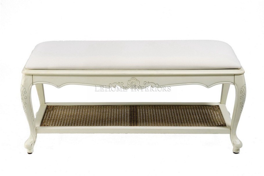 Скамья ikea белая ХЕМНЭС