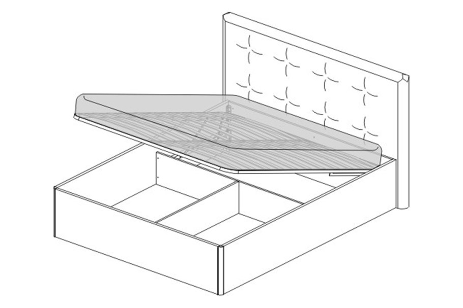 Кровать двуспальная 160х200 Аскона