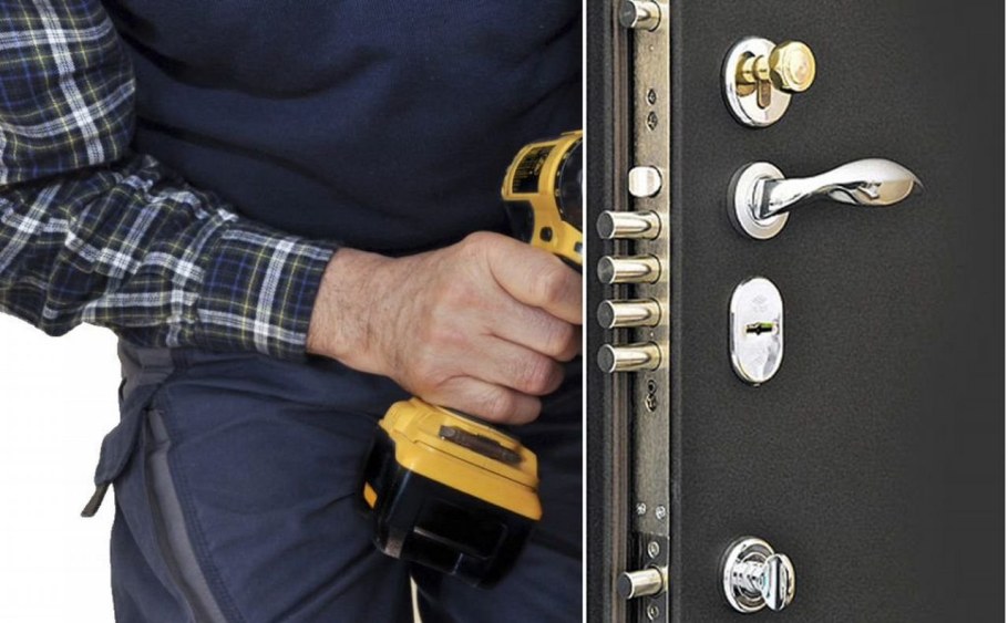 Схема монтажа противопожарной двери чертеж