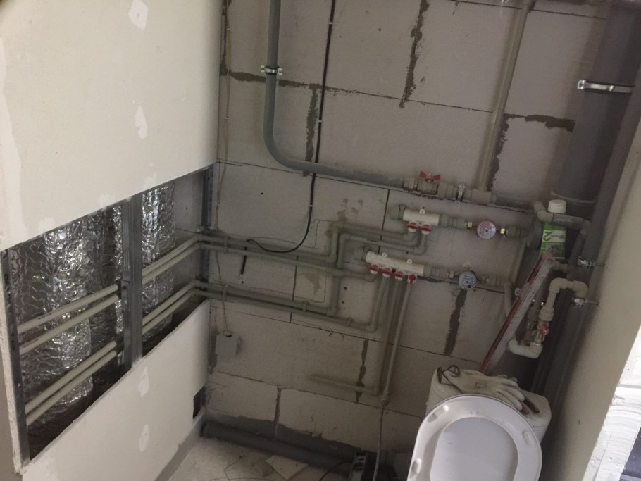 Отделка туалета и ванной в новостройке