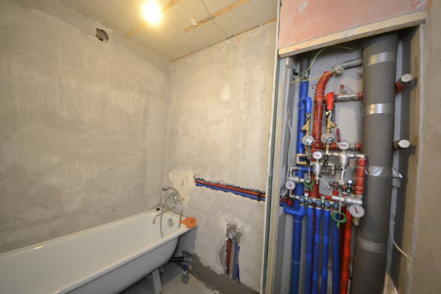 Водоснабжение в ванной комнате