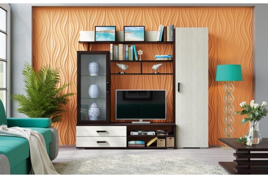 Мебель Олмеко стенка Олимп